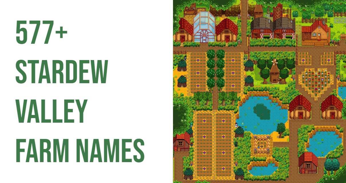 577+ Farm Names for Stardew Valley January 2025