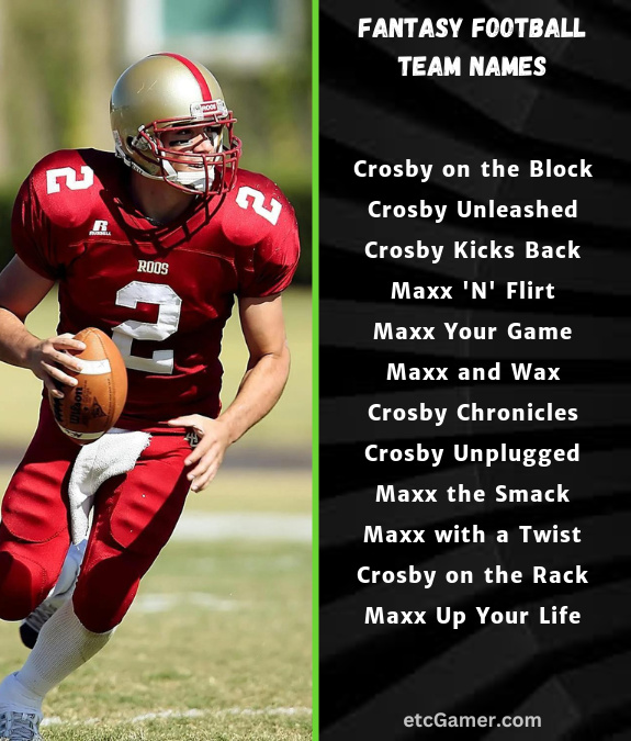 maxx crosby fantasy names football team nfl 2025