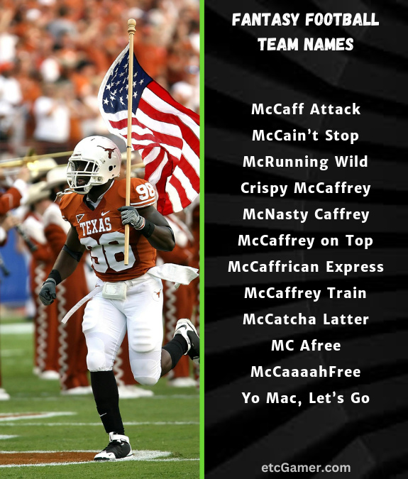 christian mccaffrey fantasy names football team nfl 2025