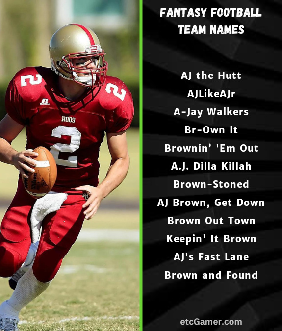 aj brown fantasy names football team nfl 2025