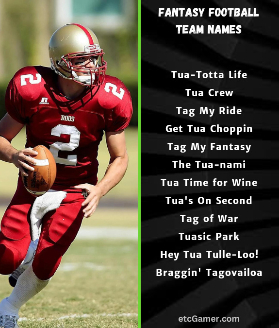 tua tagovailoa fantasy names football team nfl 2025
