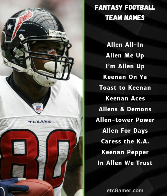 keenan allen fantasy names football team nfl 2025