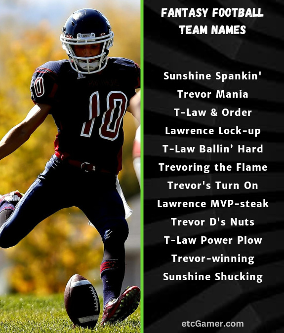 trevor lawrence fantasy names football team nfl 2025