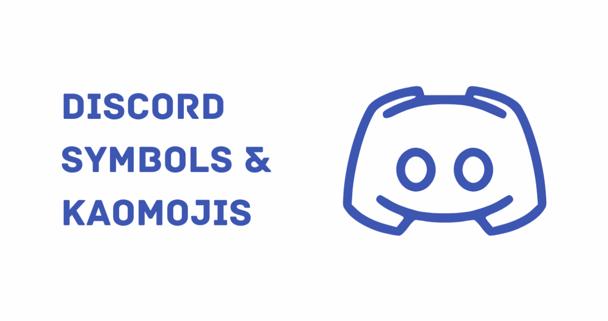 discord symbols