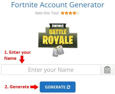 free fortnite accounts generator
