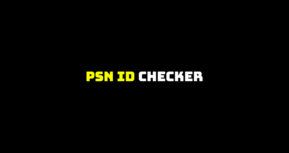 psn id checker name availability checker