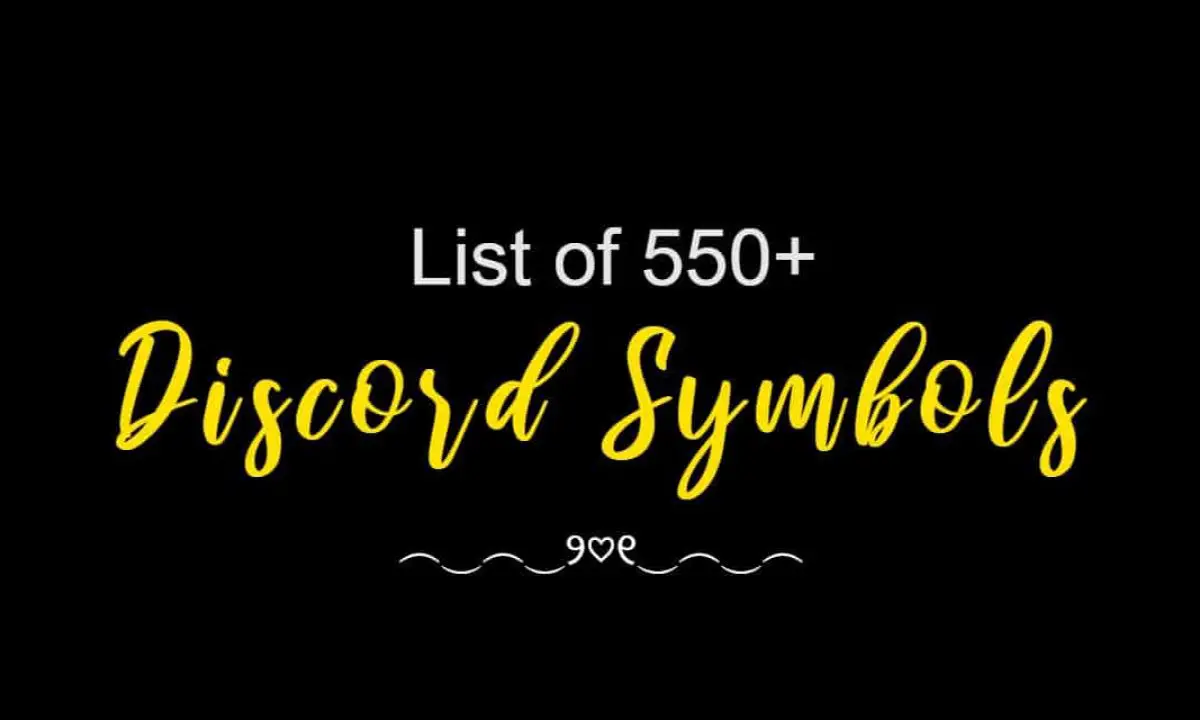 561 Discord Symbols: Cool, Aesthetic, Fancy ???????? (Copy/Paste) - 2024