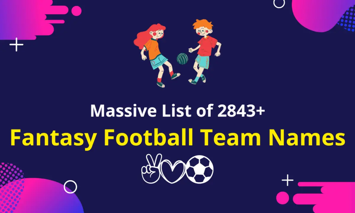 Funny Fantasy Football Team Names for 2023, National Sports