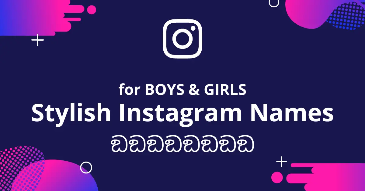 instagram stylish names