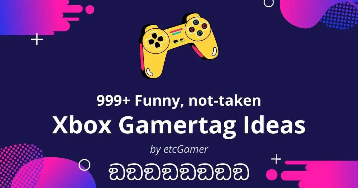 xbox gamertag ideas 1