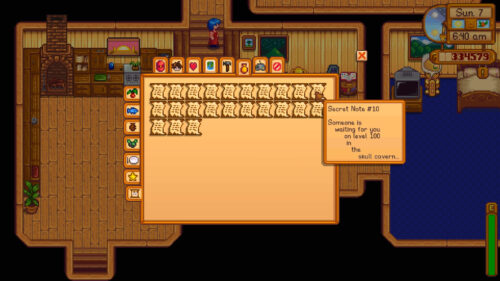 secret note stardew valley