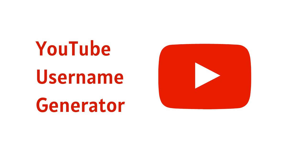 YouTube Username Generator