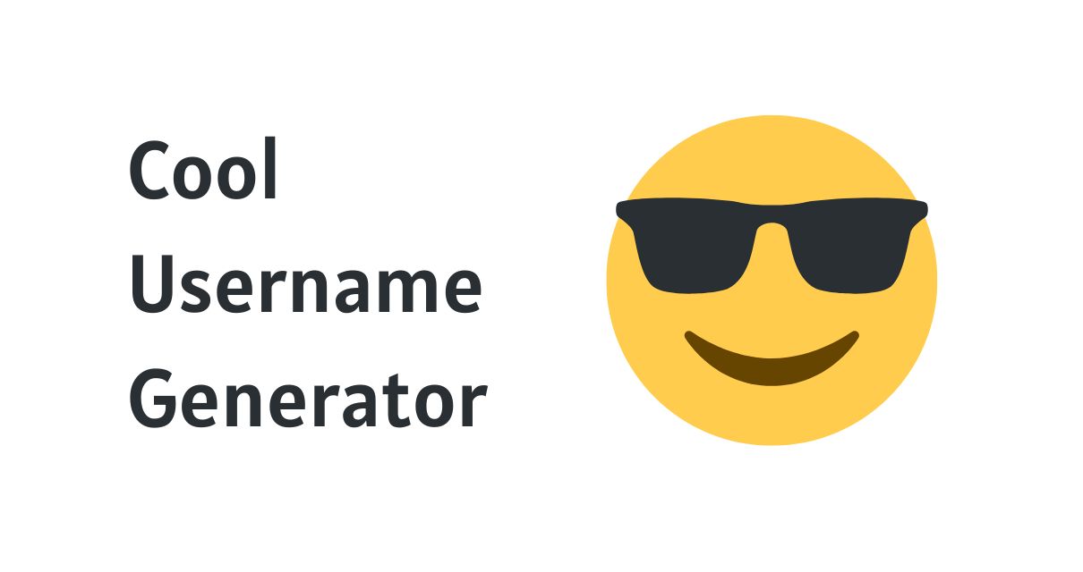 cool username Generator