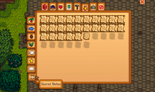 secret notes stardew valley