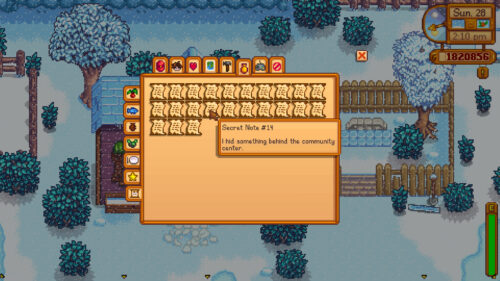 secret note stardew valley