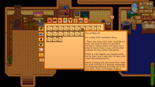 secret note stardew valley