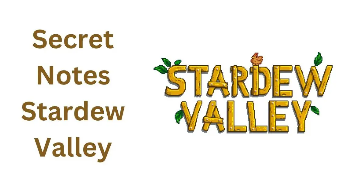 secret notes stardew valley