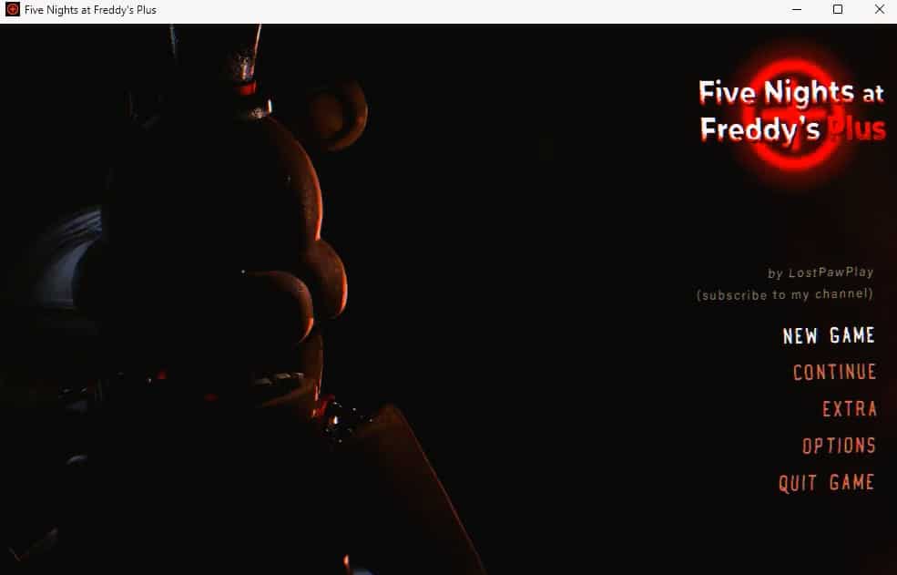 Five Nights at Freddy game screenshot