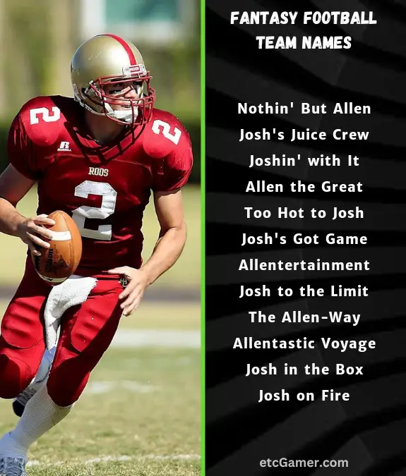 josh allen fantasy names football team nfl 2024